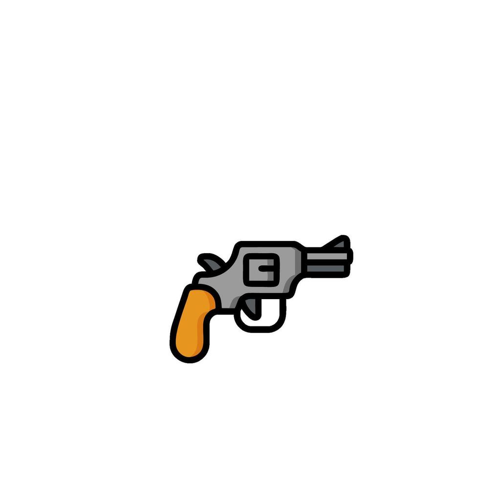A gun icon on a white background vector