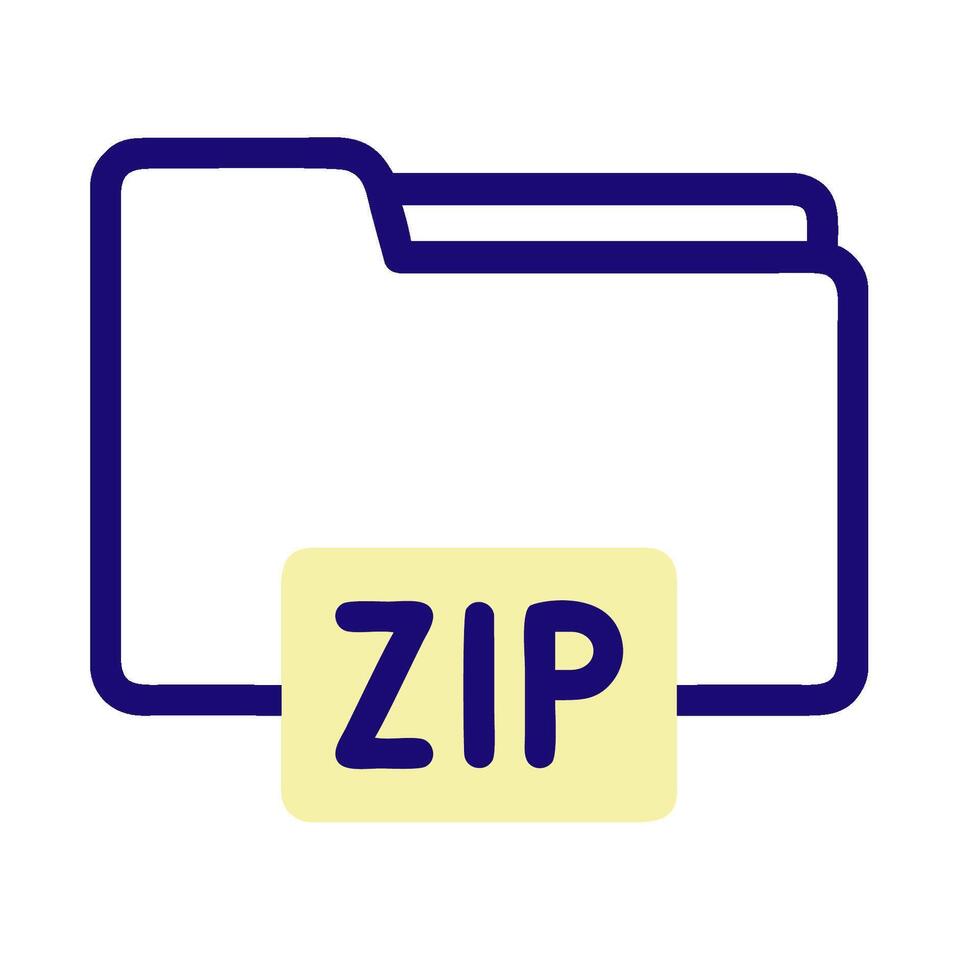 Zip file icon illustration vector