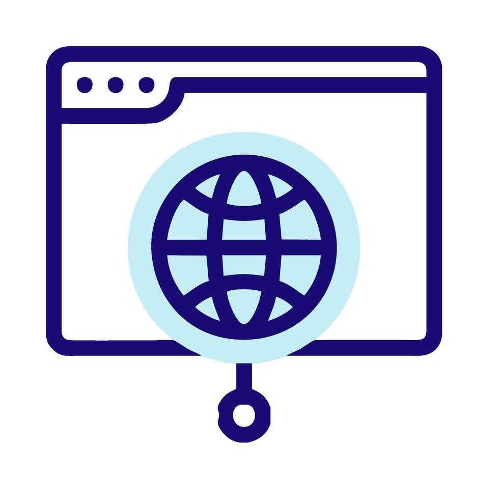Web hosting icon illustration vector