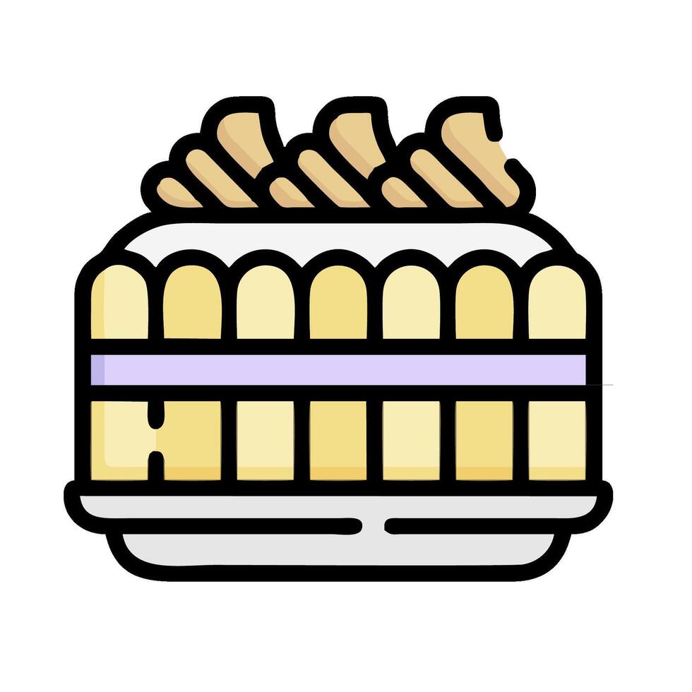 Cake icon illustration vector
