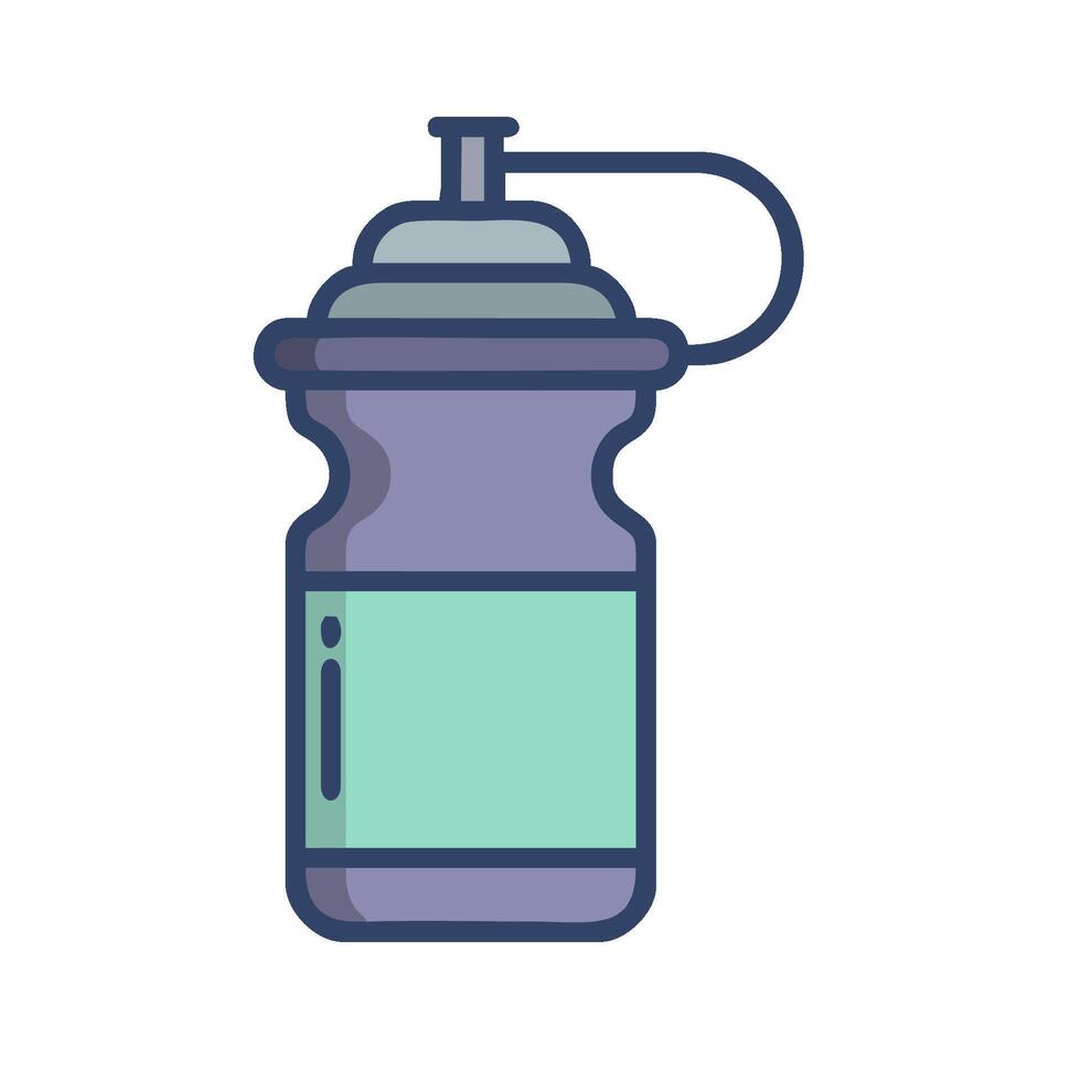 a water bottle with a lid on it vector