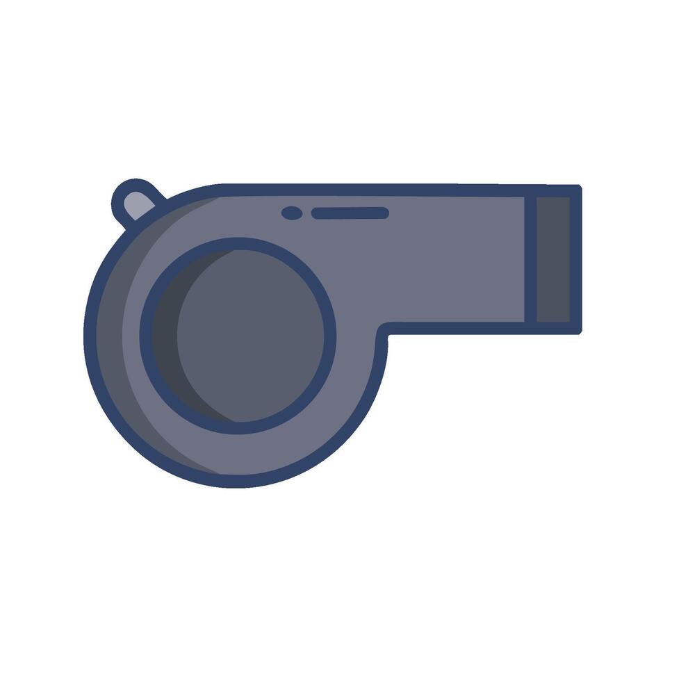 a whistle icon on a white background vector