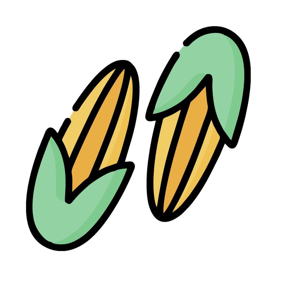 corn ear icon illustration design vector