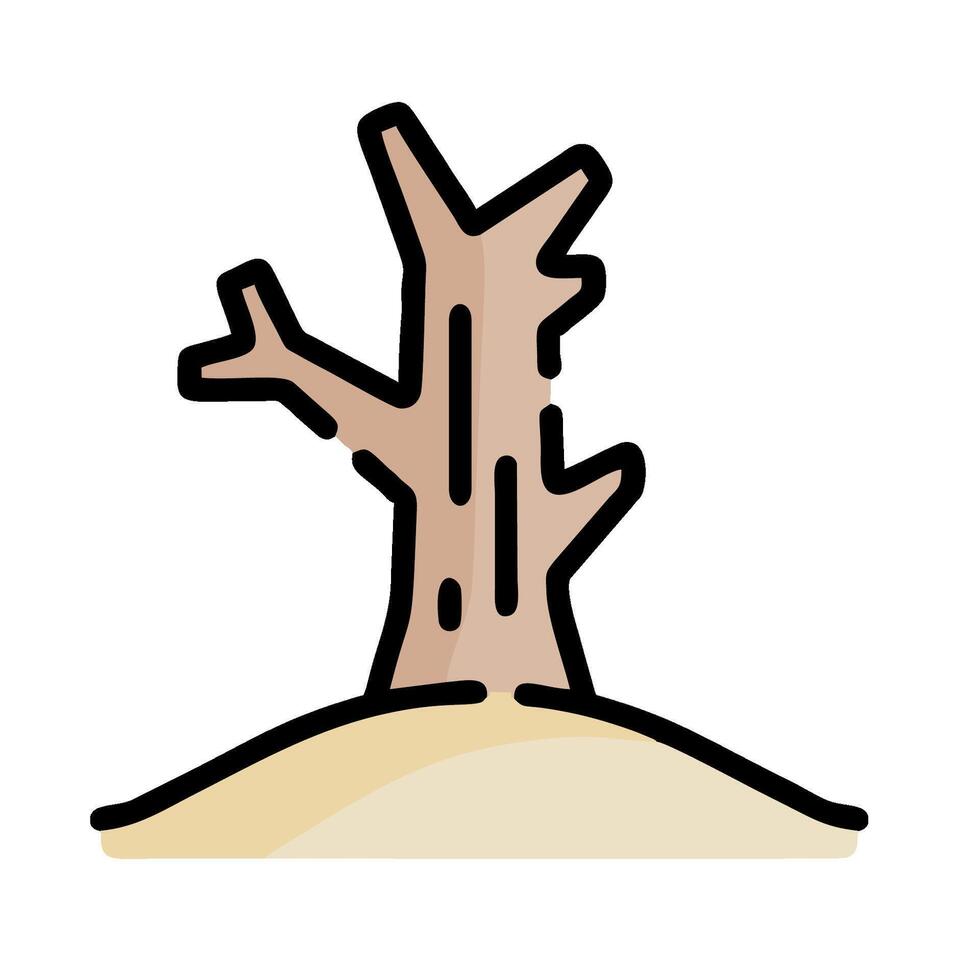 dead tree icon illustration design vector
