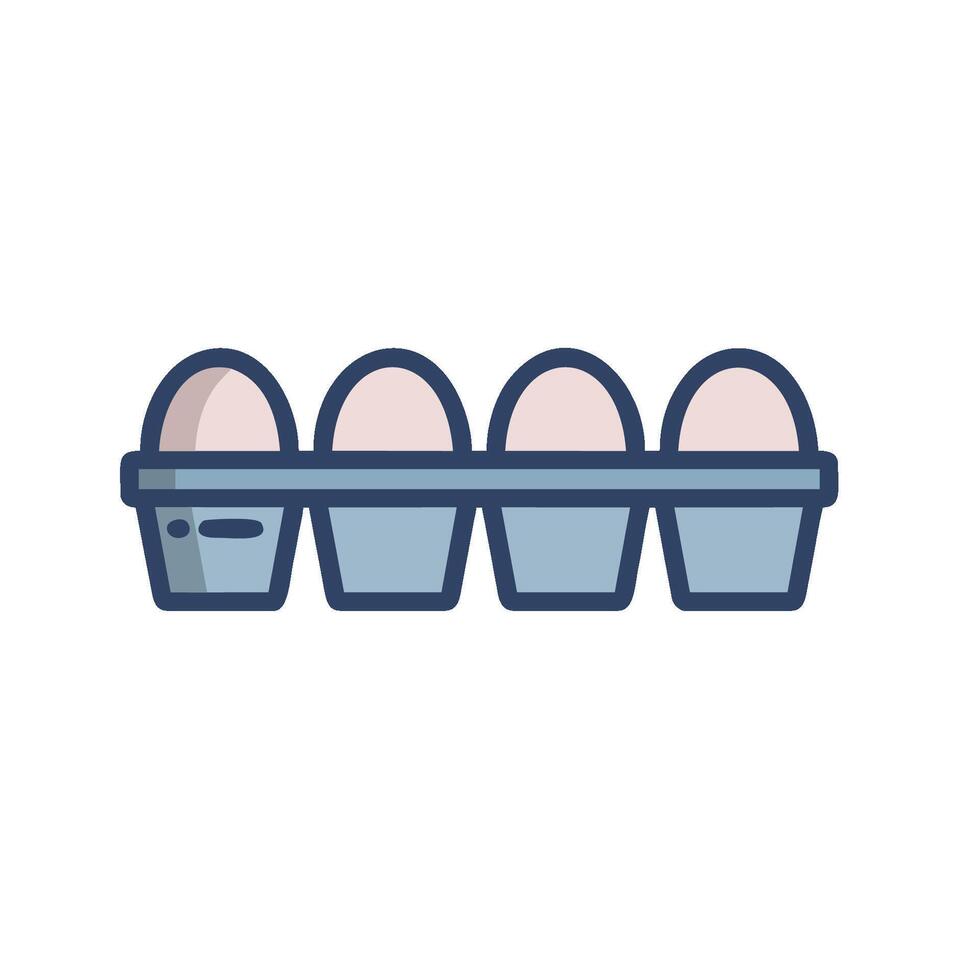 eggs in a basket icon, illustration vector