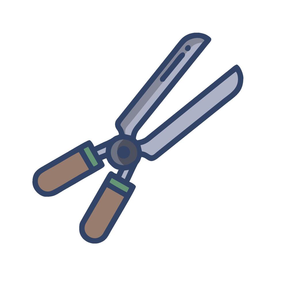 a pair of scissors with handles on a white background vector