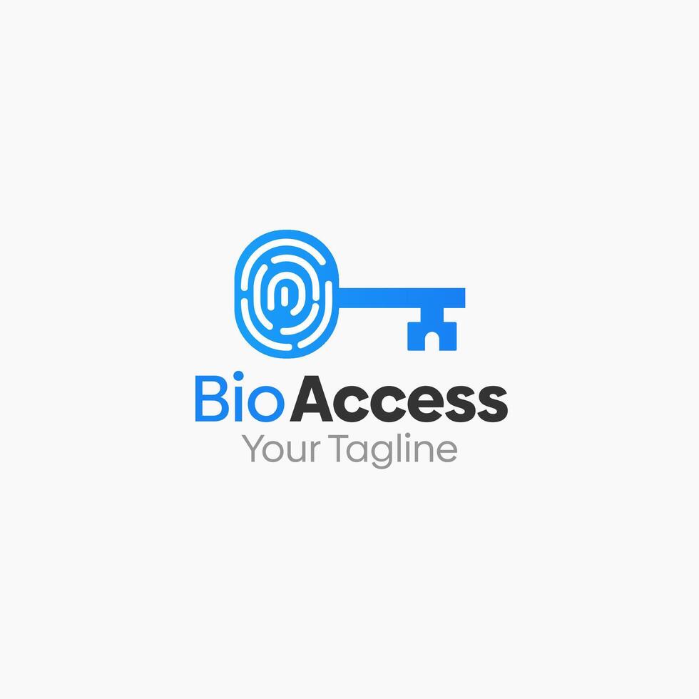 Bio Access Logo Template Design. Good for Business, Start up, Agency, and Organization vector