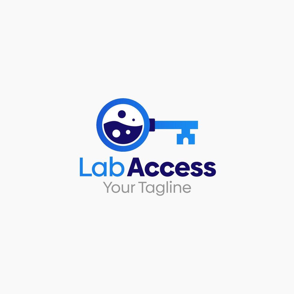 Lab Access Logo Template Design. Good for Business, Start up, Agency, and Organization vector