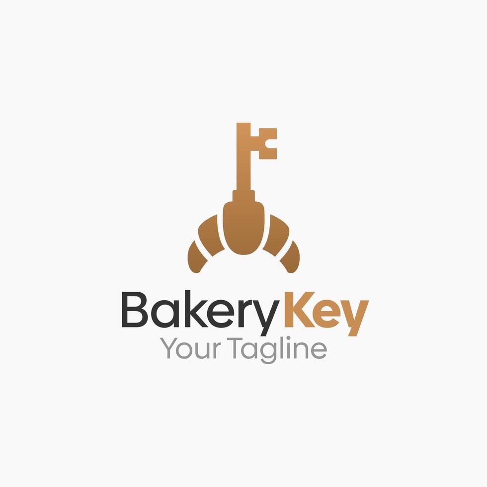 Bakery Key Logo Template Design. Good for Business, Start up, Agency, and Organization vector