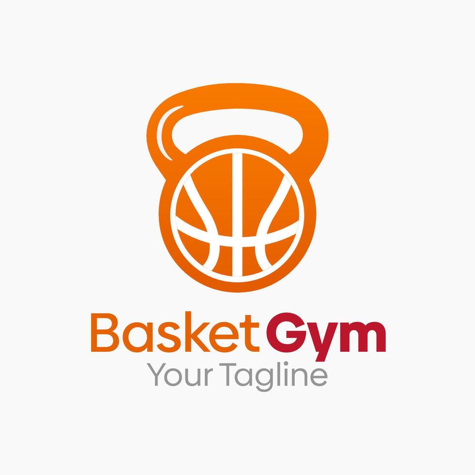 Basket Gym Logo Design Template. Good for Business, Agency, Community and Organization vector