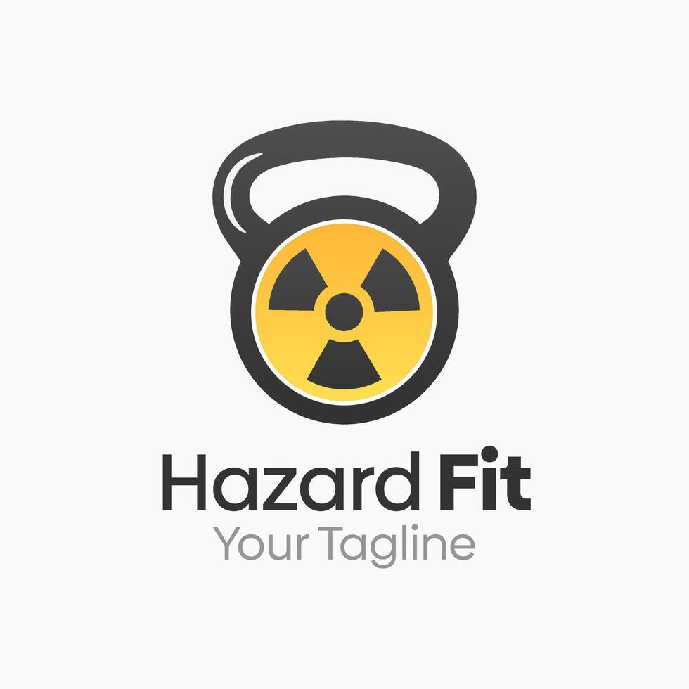 Hazard Fit Logo Design Template. Good for Business, Agency, Community and Organization vector
