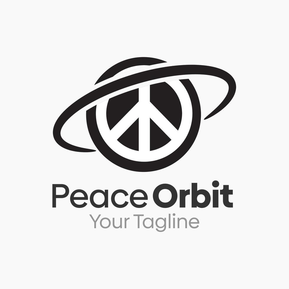 Peace Orbit Logo Design Template. Good for Business, Agency, Community and Organization vector