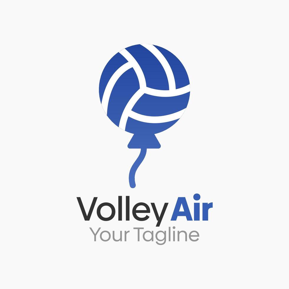 Volley Air Logo Design Template. Good for Business, Agency, Community and Organization vector
