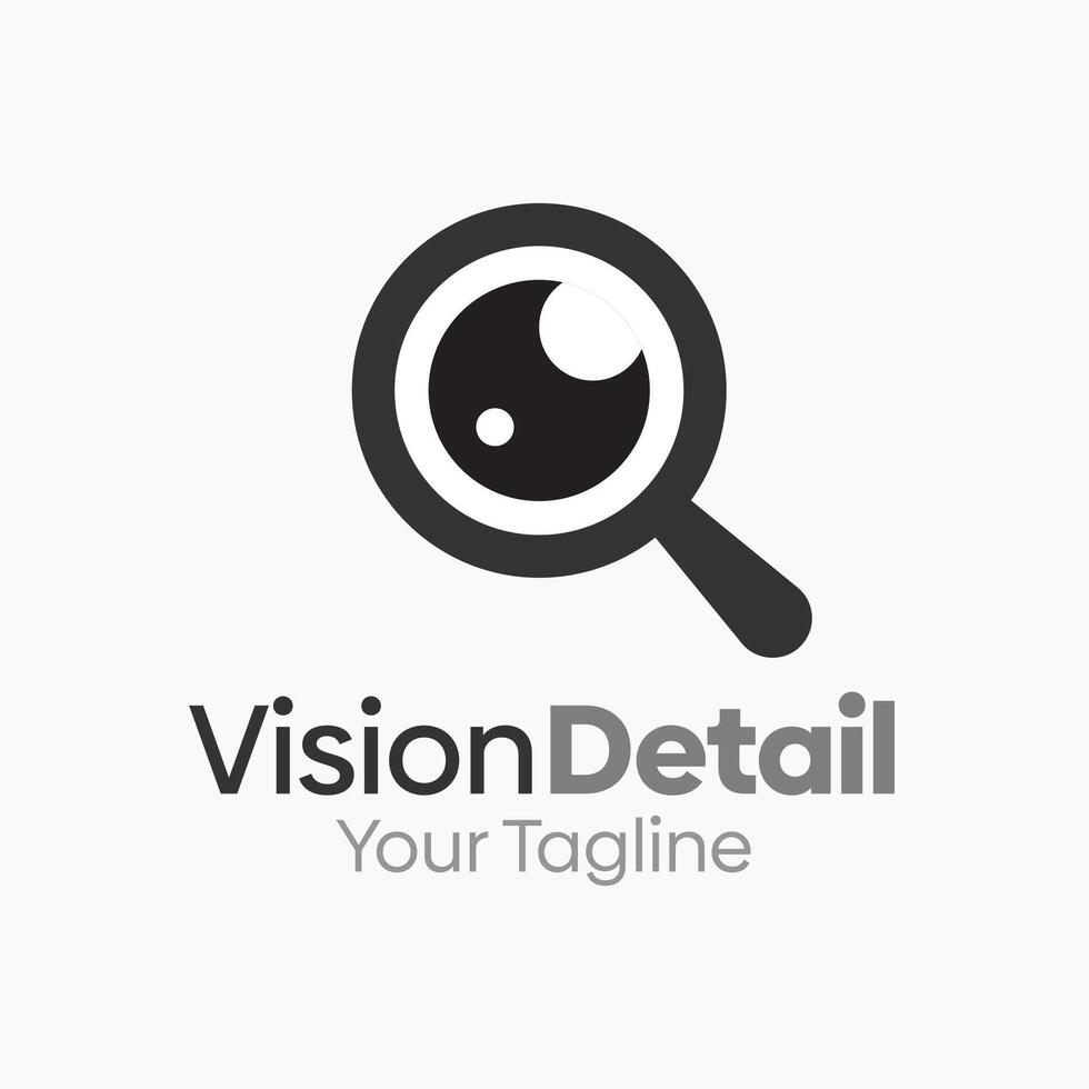 Vision Detail Logo Design Template. Good for Business, Agency, Community and Organization vector