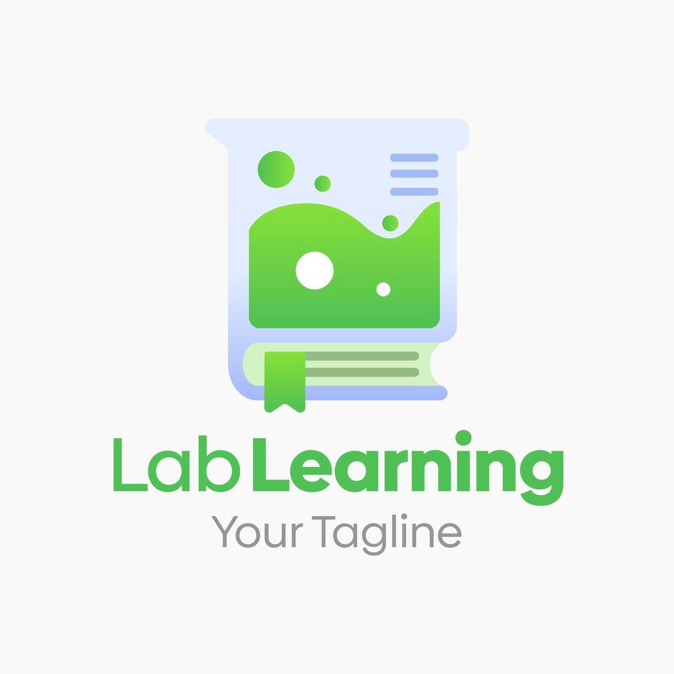 A logo for lab learning vector