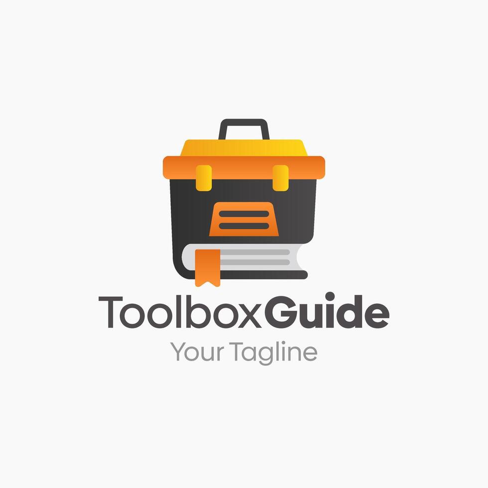 Toolbox guide logo design vector