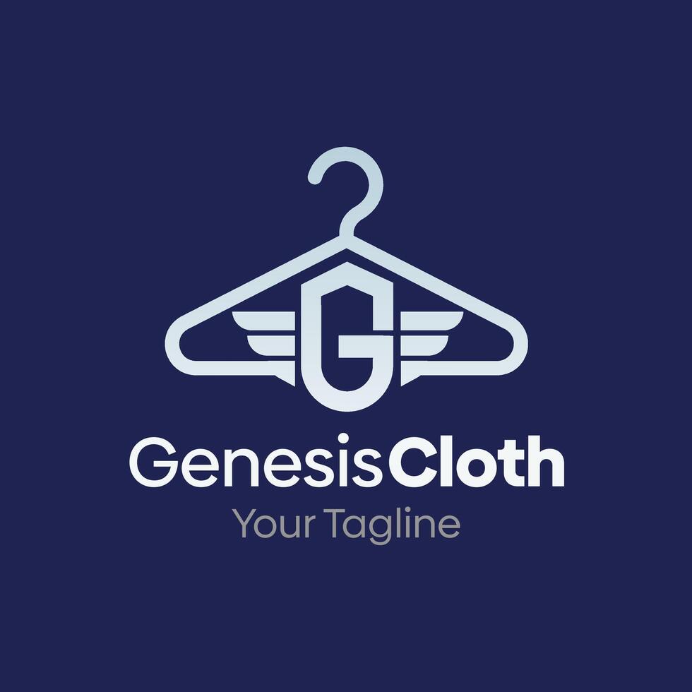Genesis cloth logo design vector