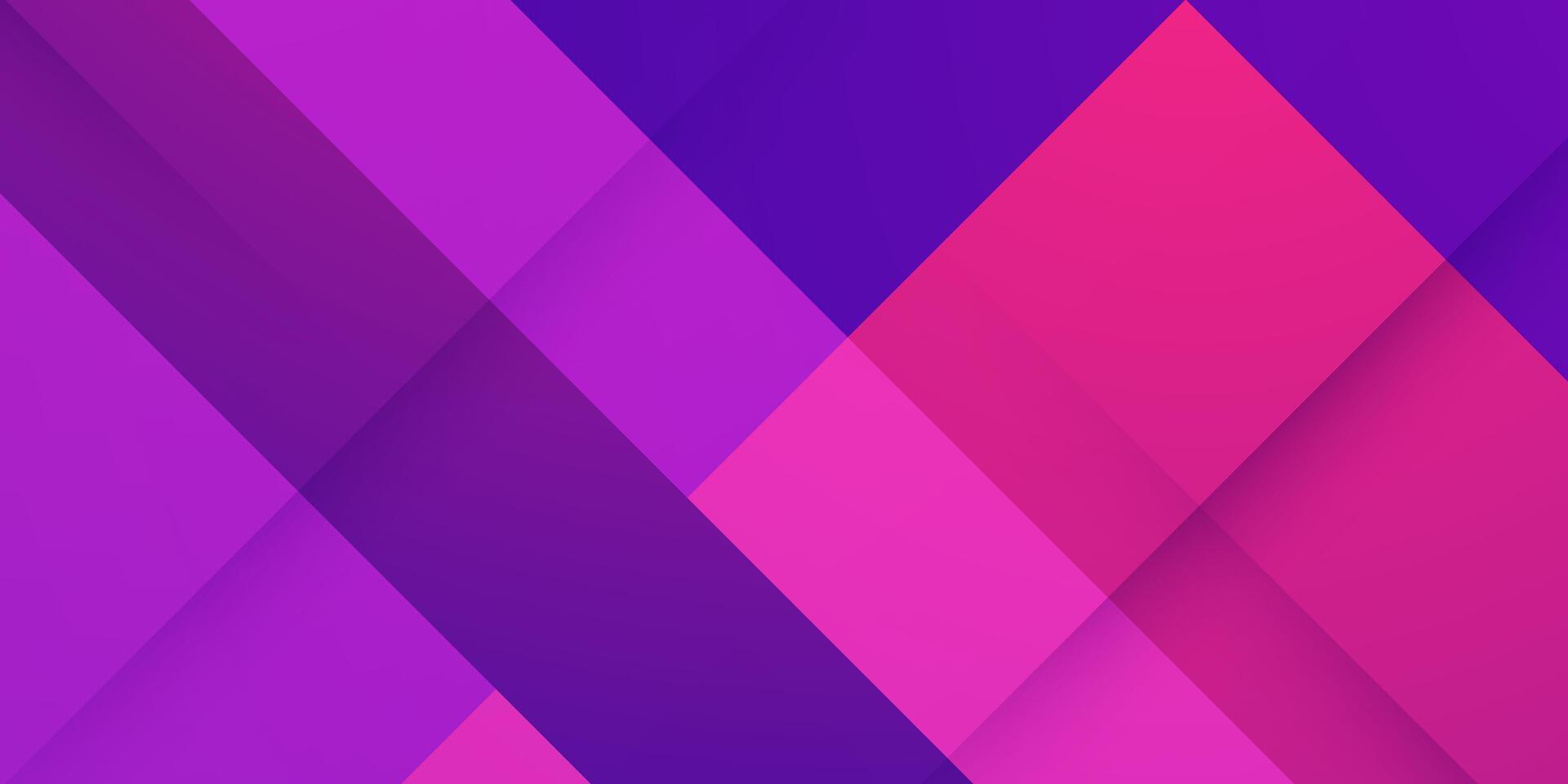 Abstract geometric futuristic background with colorful pink and purple gradient background design. Overlap triangle pattern. vector