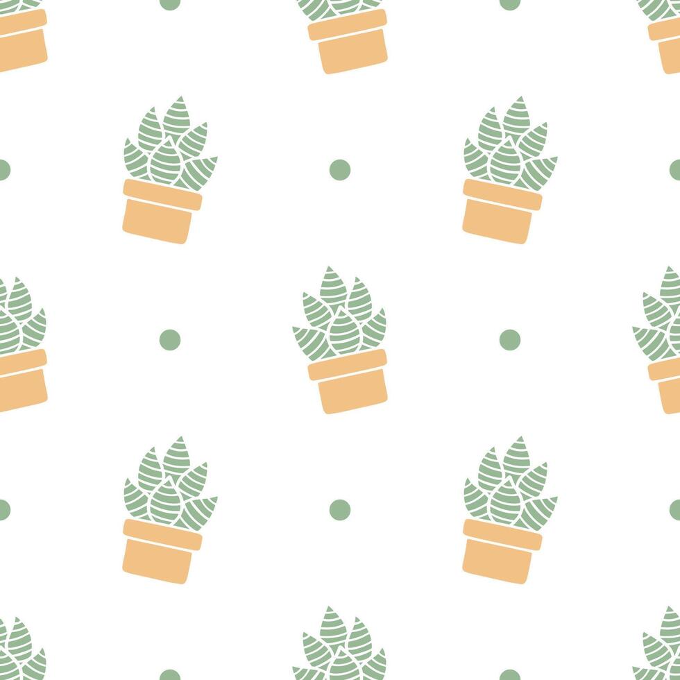 Seamless patterns of Cactus cartoon doodle, . vector