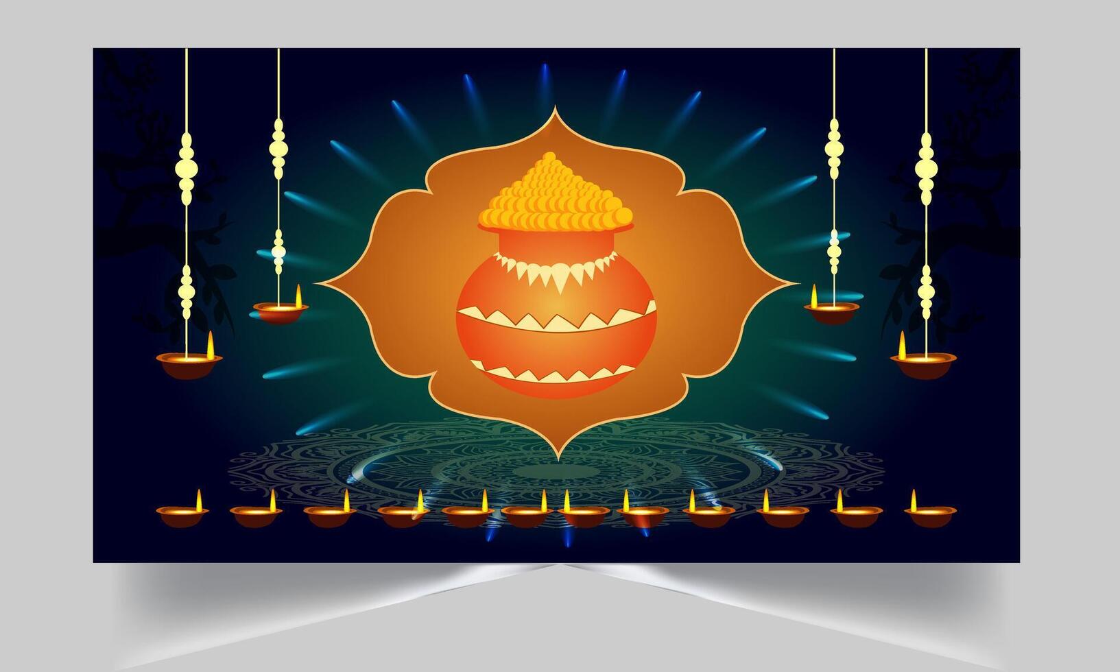 Diwali Navratri Backgrounds Design vector