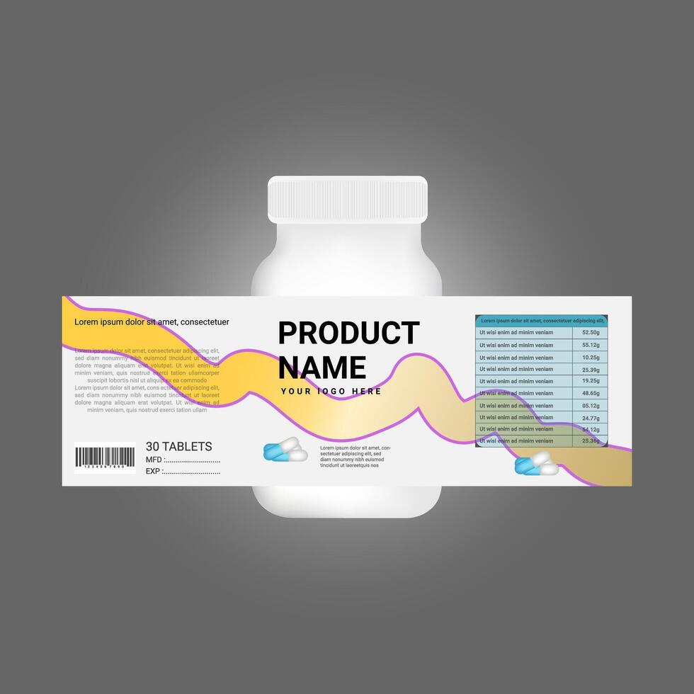 Bottle Packaging and Cosmetic Package Or product design. vector