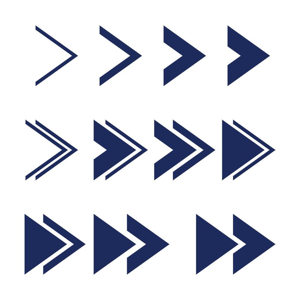 arrow pointers set vector