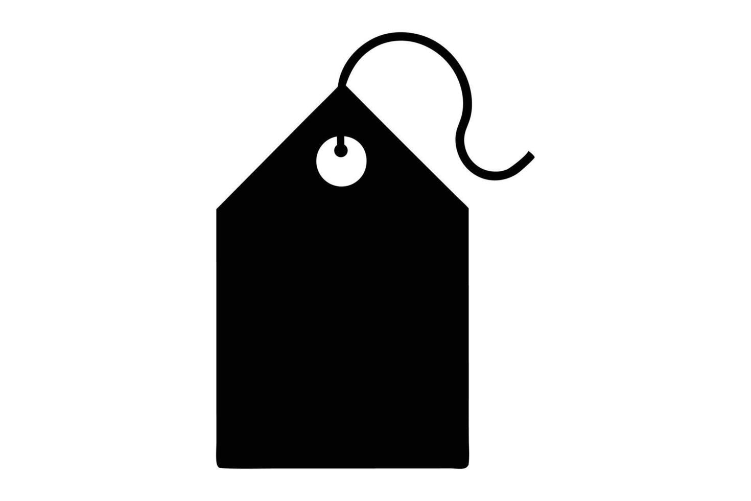 Prize tag creative silhouette illustration vector