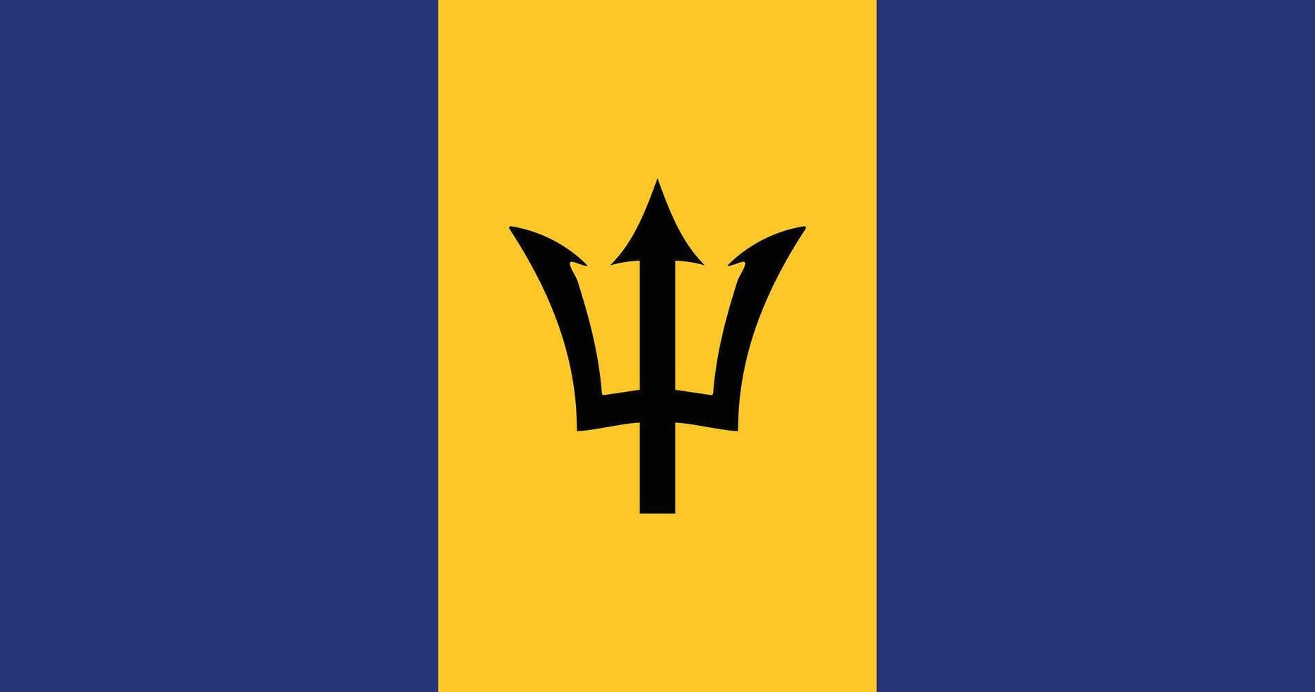 Barbados Flag Premium Quality High Resolution 300DPI vector