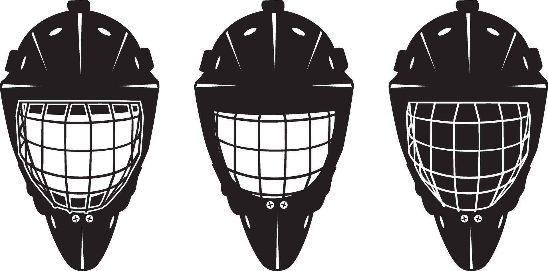 Goalie Mask, Goalie Helmet, Ice Hockey, Winter Sports Cut Files vector