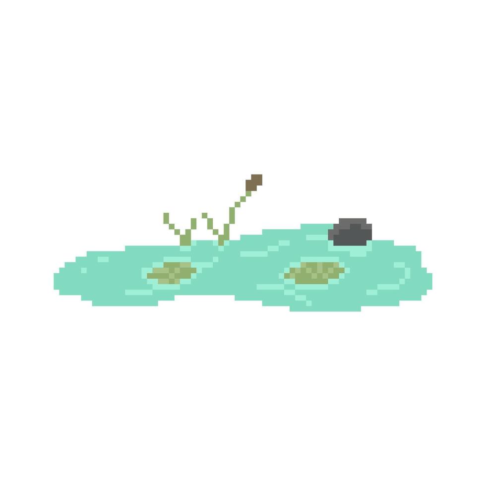 A tranquil lake reflecting the morning sky vector