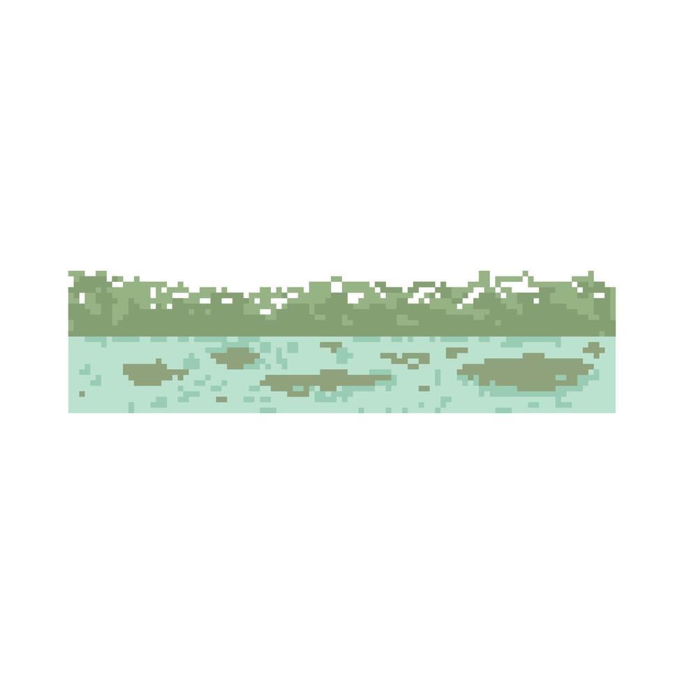 A vast lake stretching beyond the horizon vector