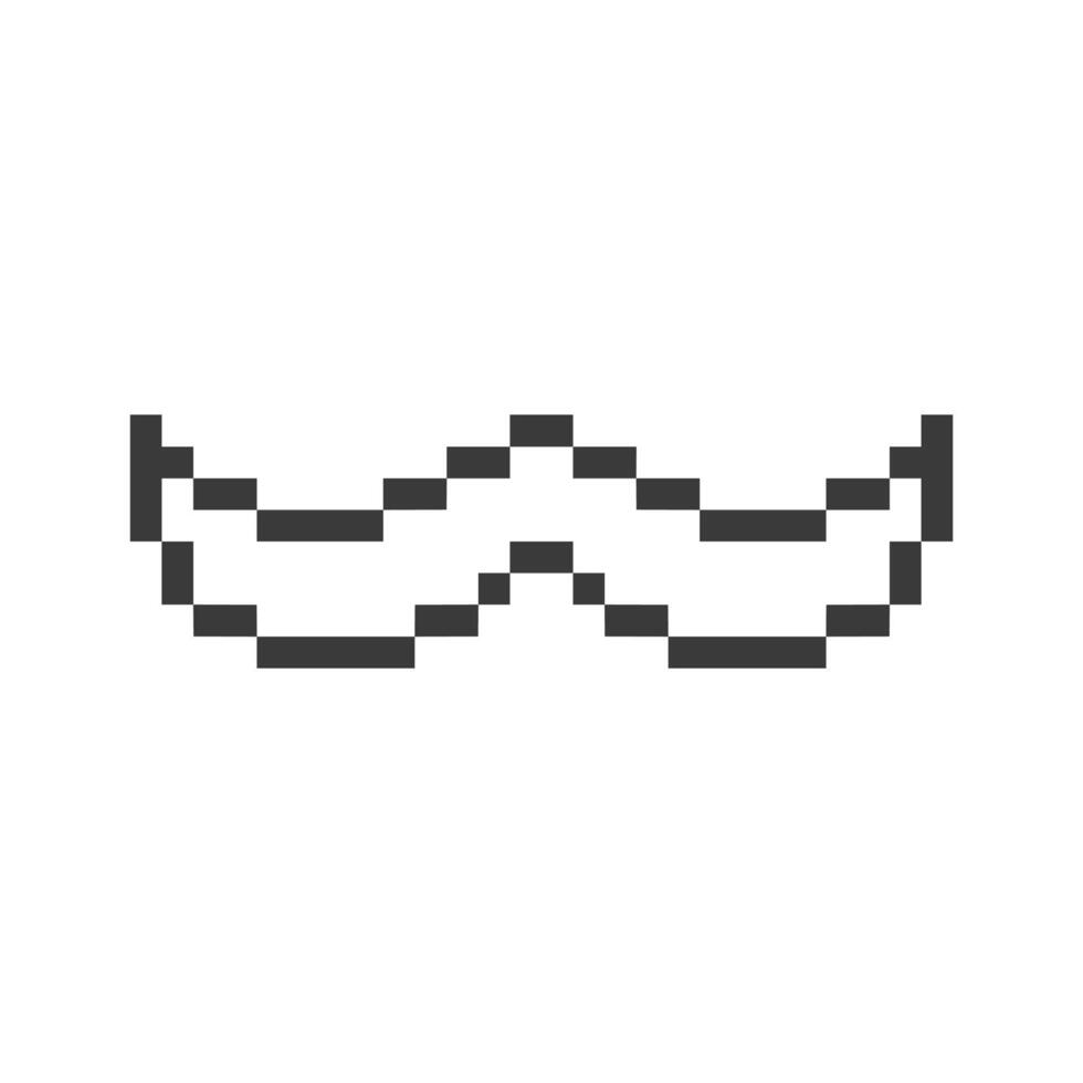 moustache is sleek, thick, defined, bold, and timeless vector
