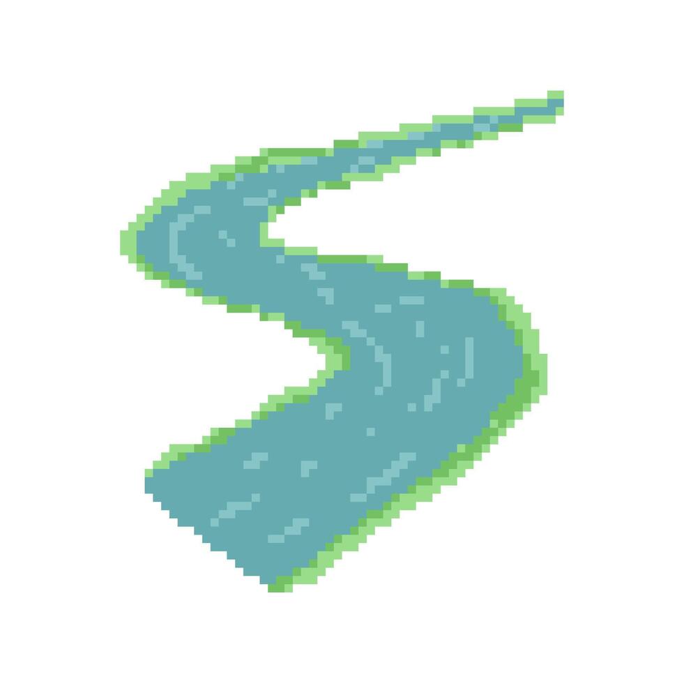 Whispering streams nourish lush lands. vector