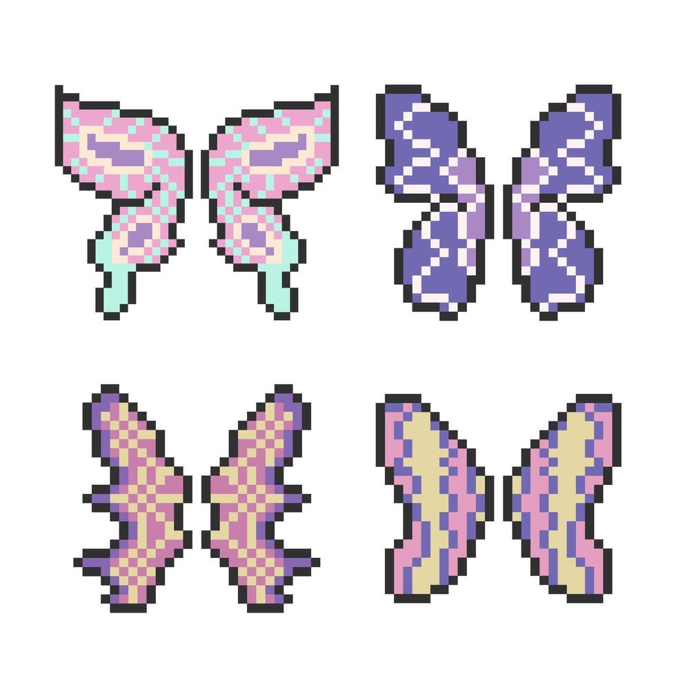 Butterfly wings flutter softly, like fragile whispers in the breeze vector