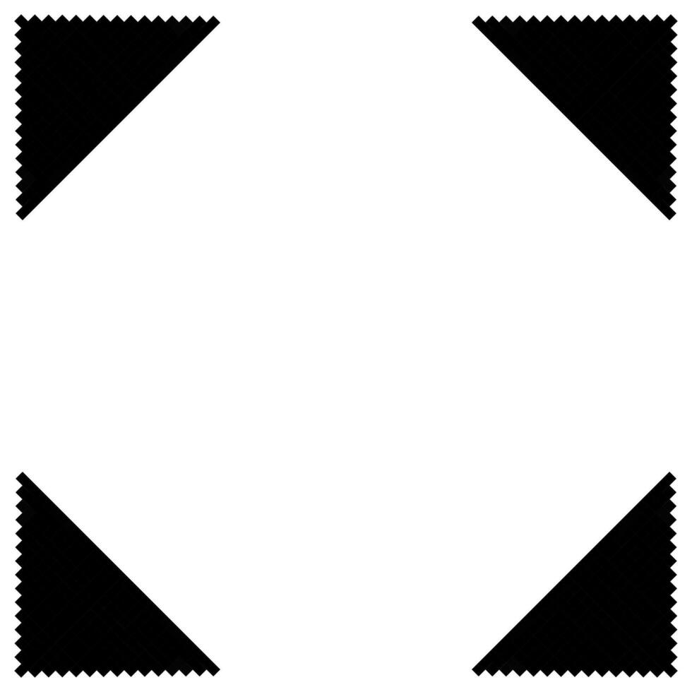 pixelated square rectangle picture frame vector