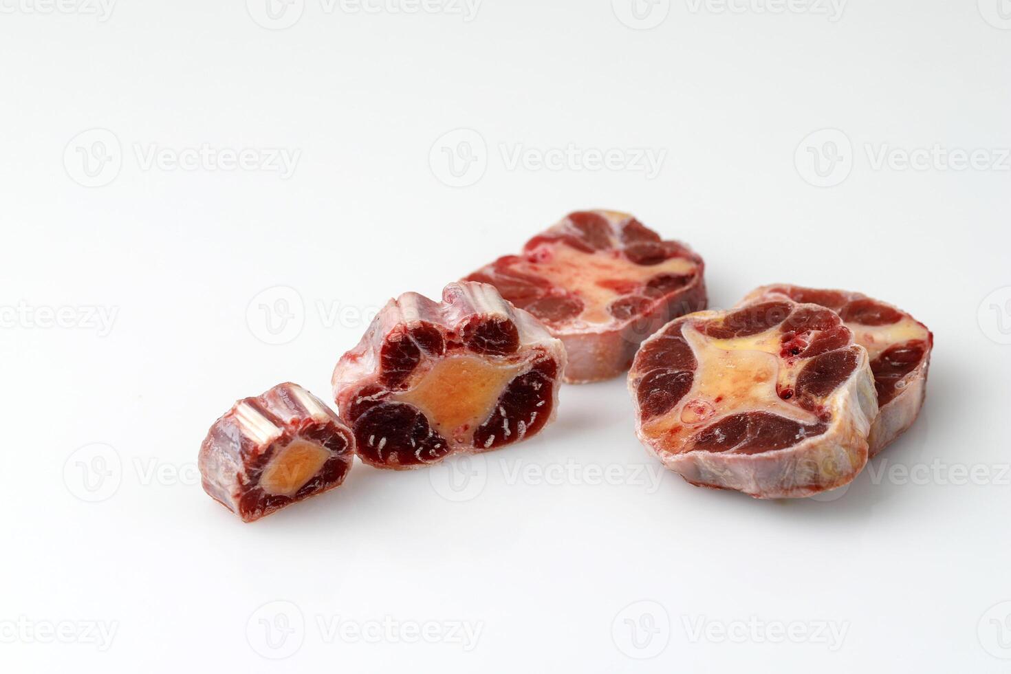 Raw Sliced Beef Oxtail photo