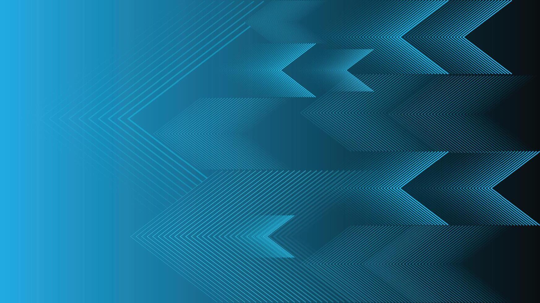 Abstract background technology high speed racing for sports of long exposure light on black background.Science geometric shape modern elegant design. illustration. vector