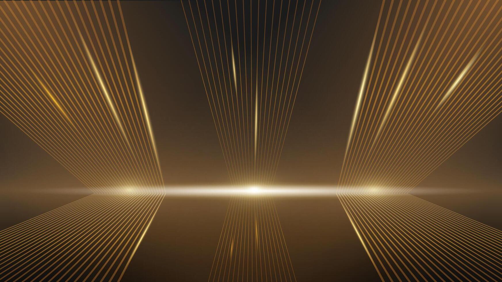 Black and Gold background abstract geometric shapes luxury design vector