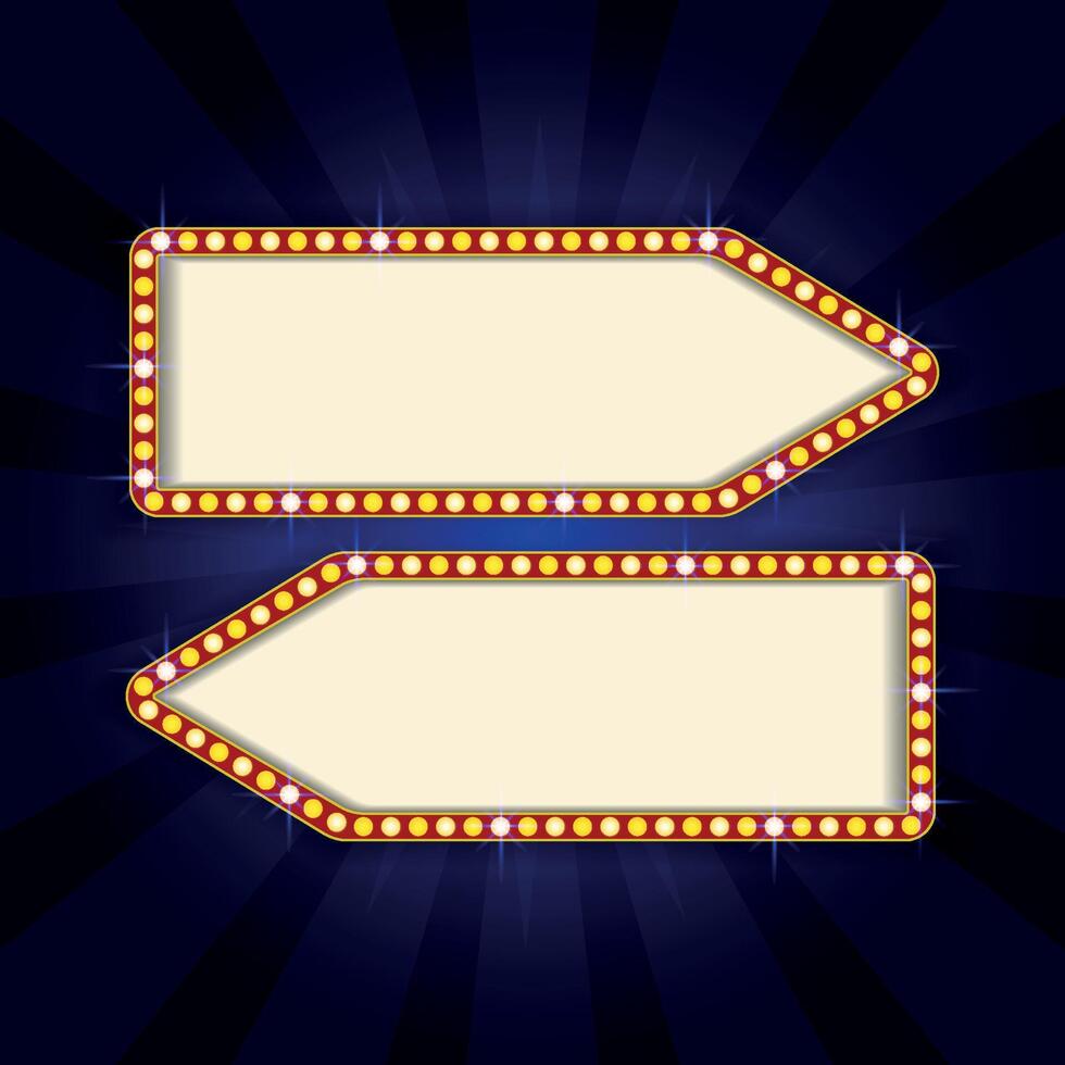 Cinema background with glowing neon vector