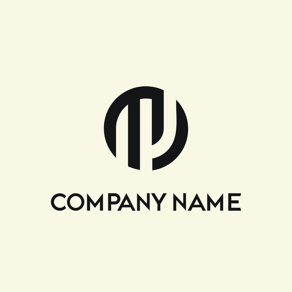 Minimalist MJ Logo Design for Modern Branding Solutions vector