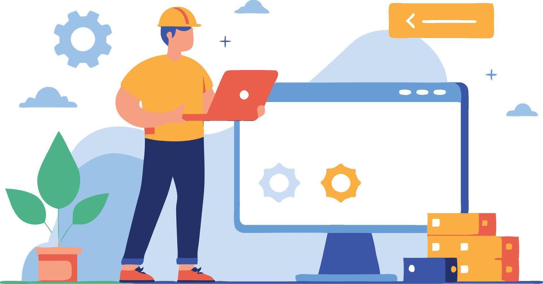 Our Website Is Under Construction and Will Be Live Soon vector