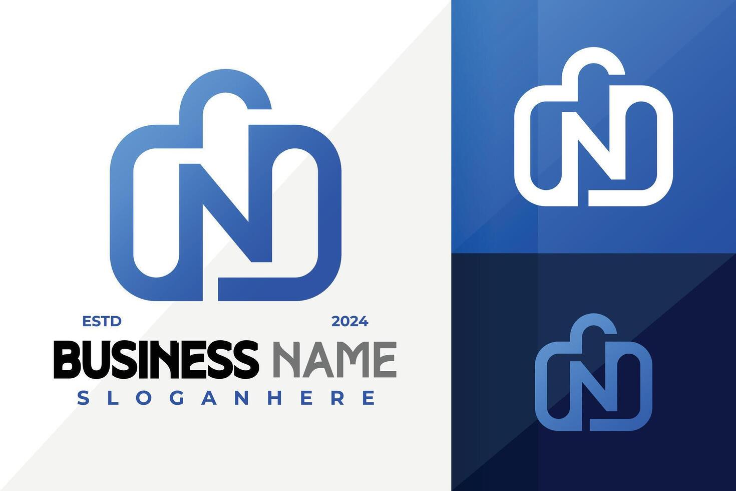 Letter N with Suitcase logo Icon Design. Creative simple logos designs illustration vector