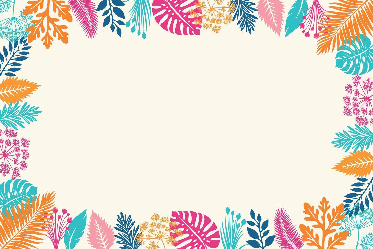 Abstract Art Leaf Background with Autumn Leaves for Seasonal Flyers, Brochures, and Posters Creative Botanical Design for Natural and Organic Themes vector