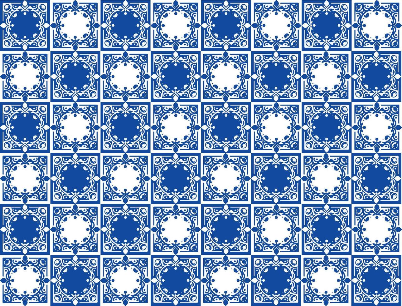 Seamless Floral Pattern with Monochrome and Ornamental Motifs for Textile Design, Digital Fabric Printing, Vintage Ethnic Fashion, and Traditional Geometric Styles vector