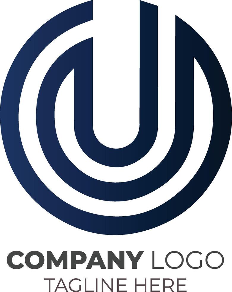 Creative Logo Design for Brand Identity and Business Branding with Premium Typography and Abstract Style for Technology and Corporate Networks vector