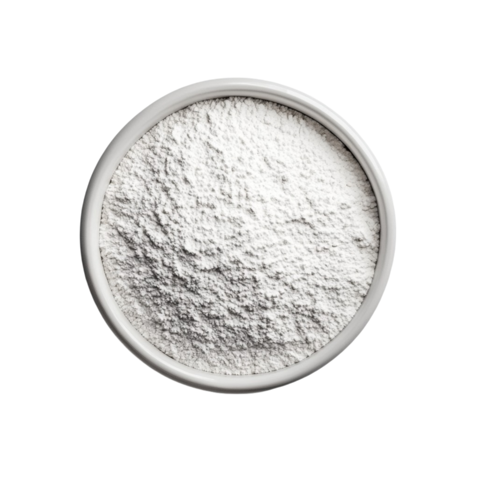 Small Amount of White Powder in Light Circular Container png