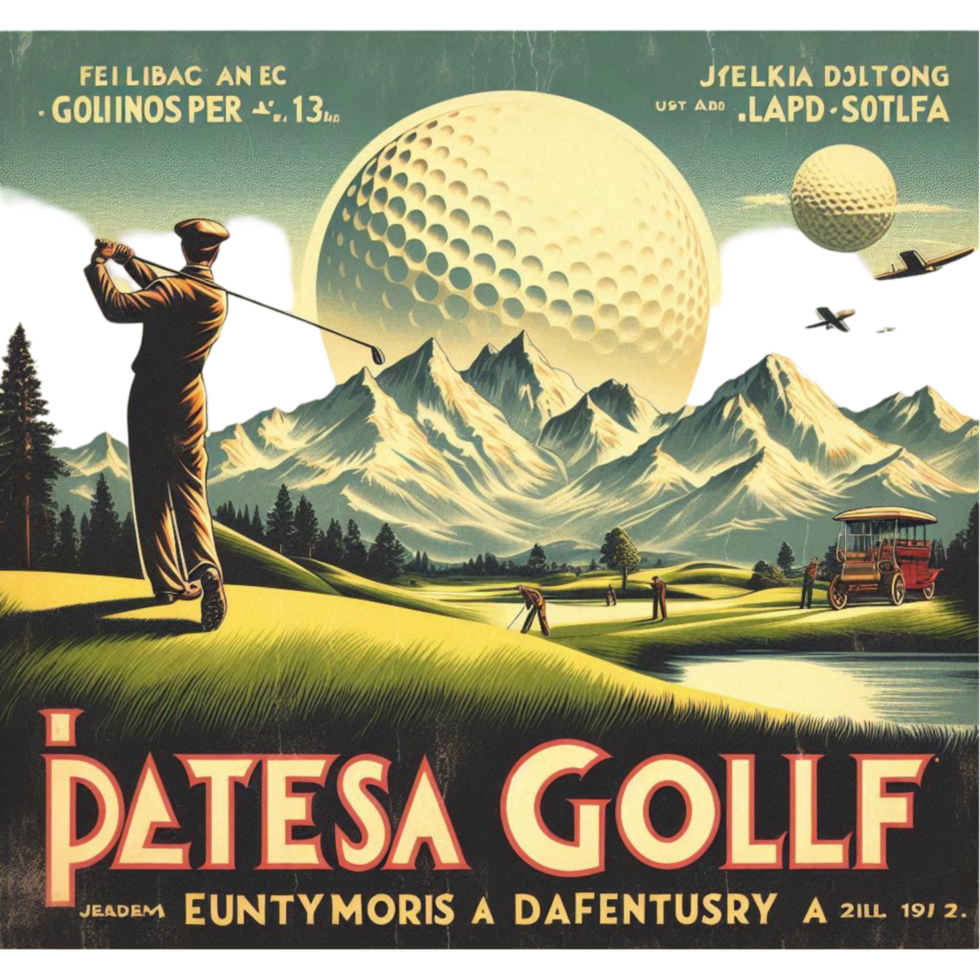 Advertisement for Golf Tournament in Patagonia png