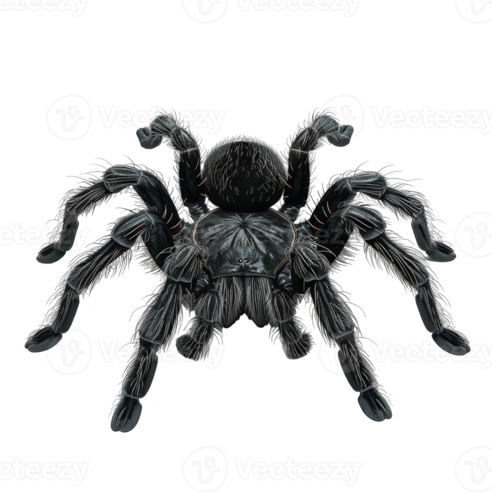 Black Tarantula Spider Close-Up png