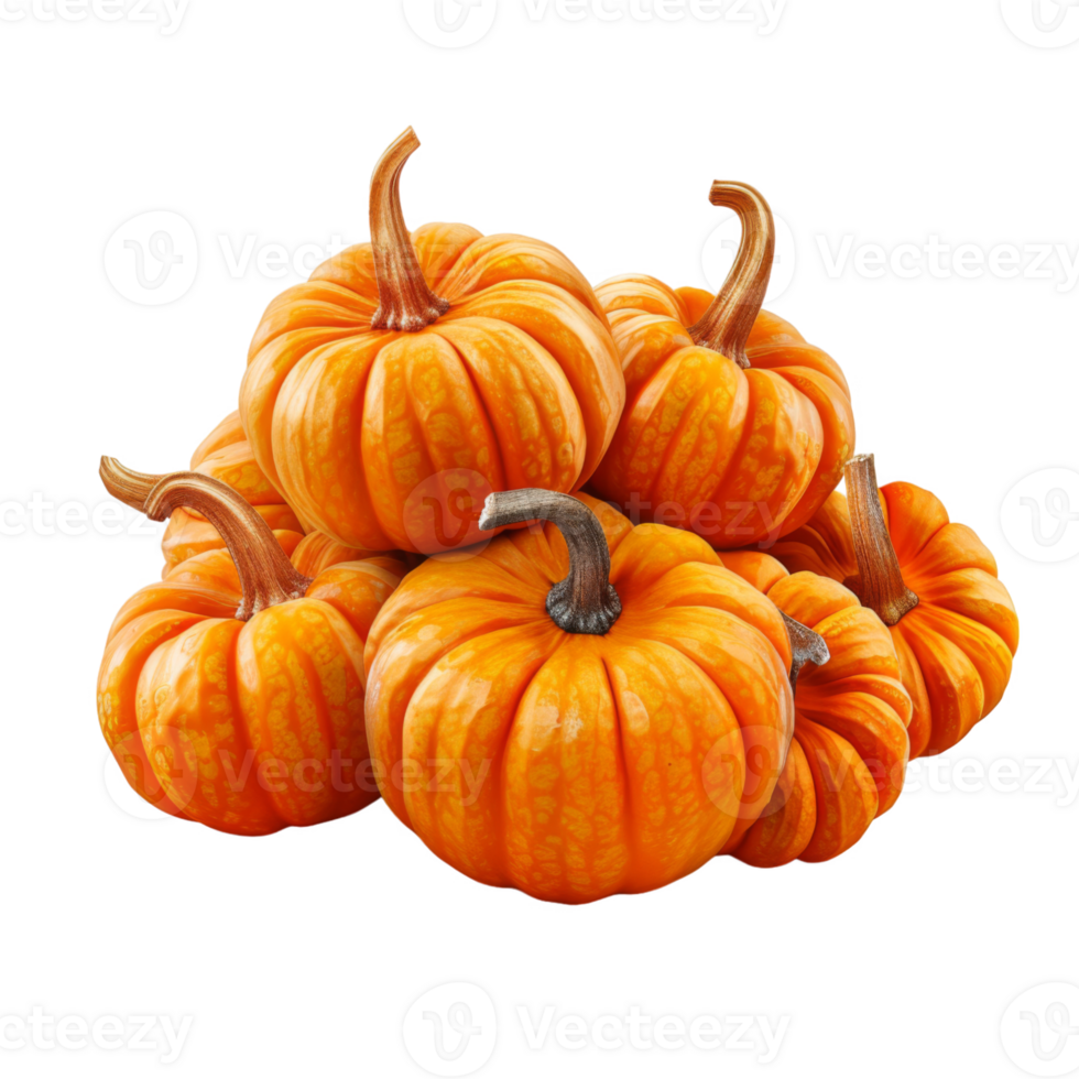 A Close-Up of a Group of Miniature Pumpkins png
