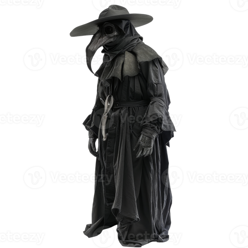 A Plague Doctor in Full Regalia png
